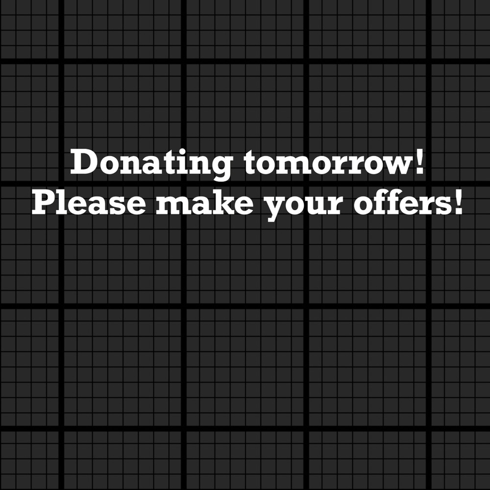 Donating tomorrow